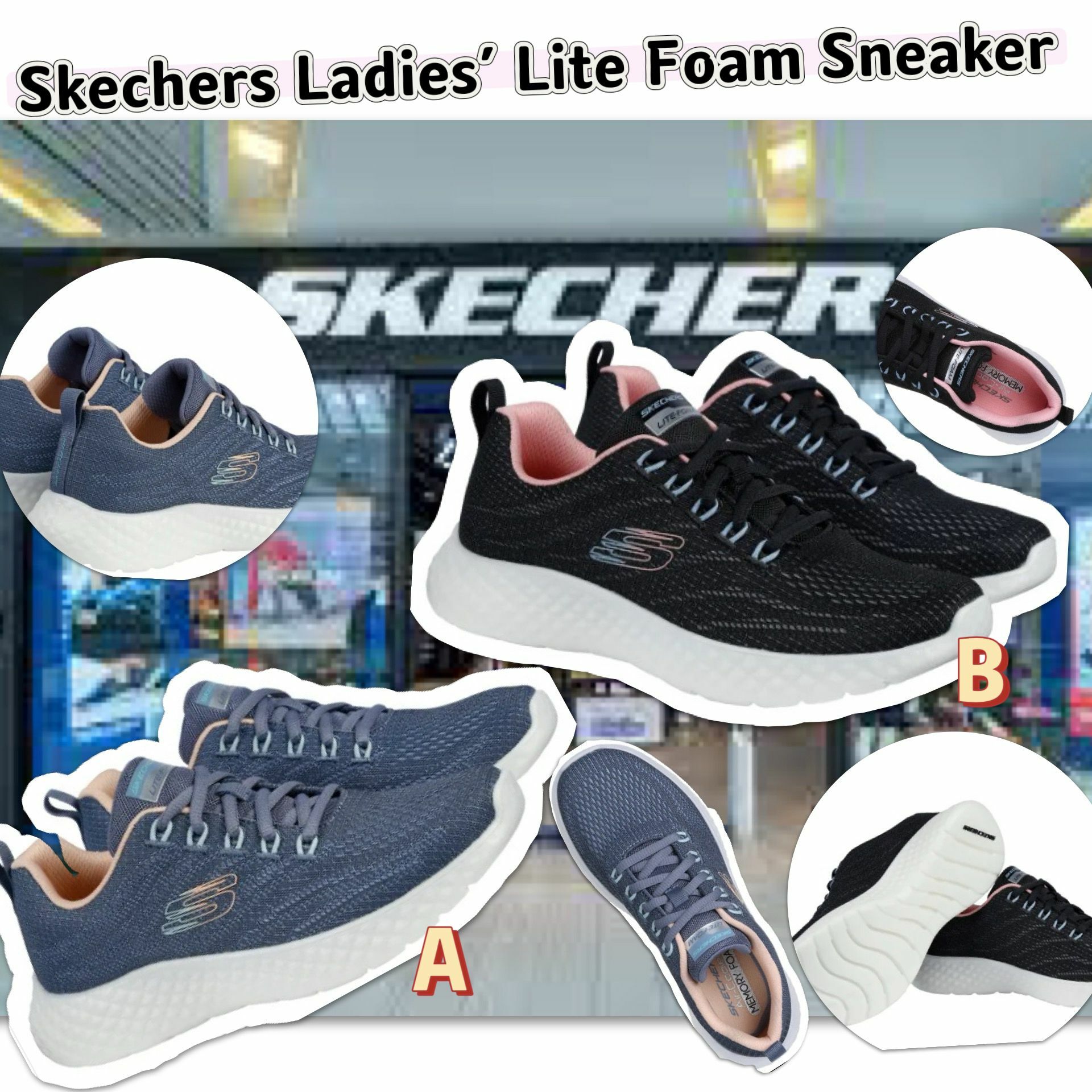 【預購】Skechers Foam G110414 女裝運動鞋