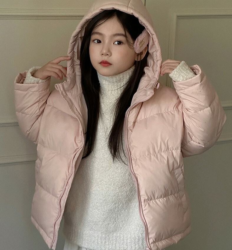 少量現貨 兒童羽絨連帽外套 (厚款) 6色 <100-160cm> F