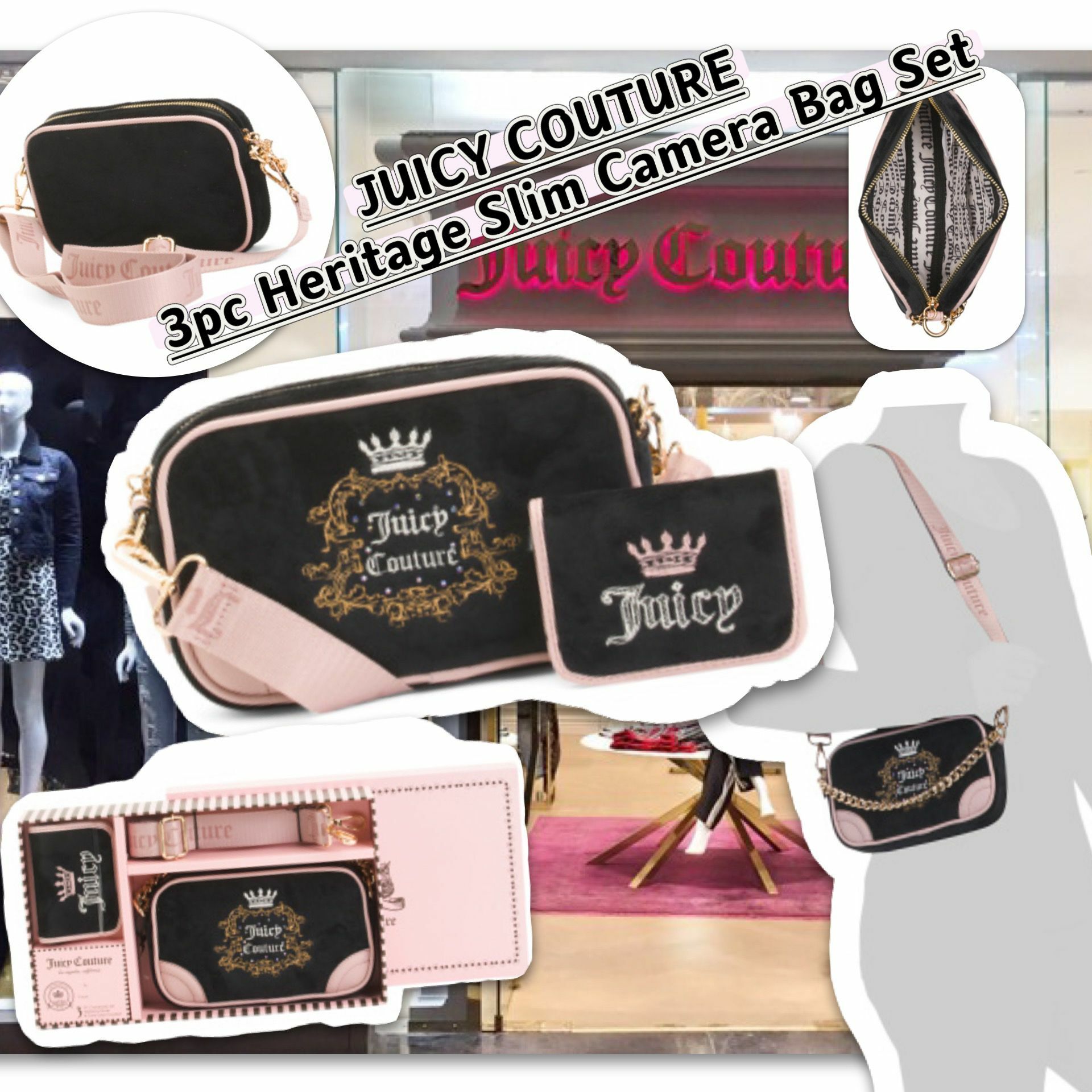 【預購】JUICY COUTURE  Heritage G110421 斜咩袋