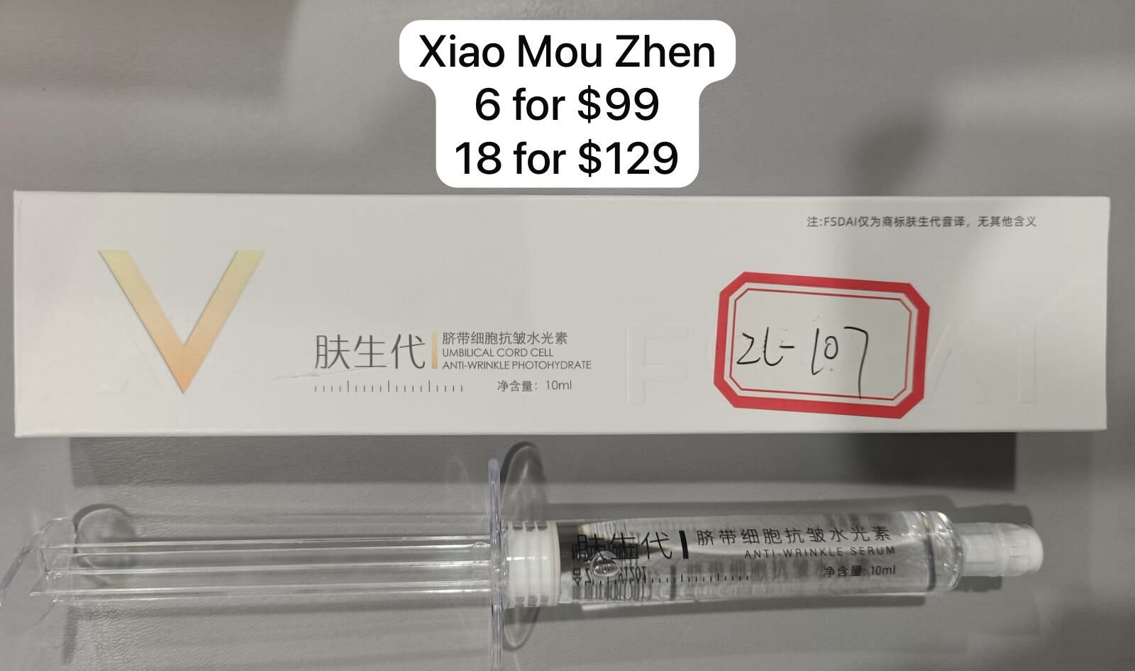 XIAO MOU ZHEN 18 FOR $129