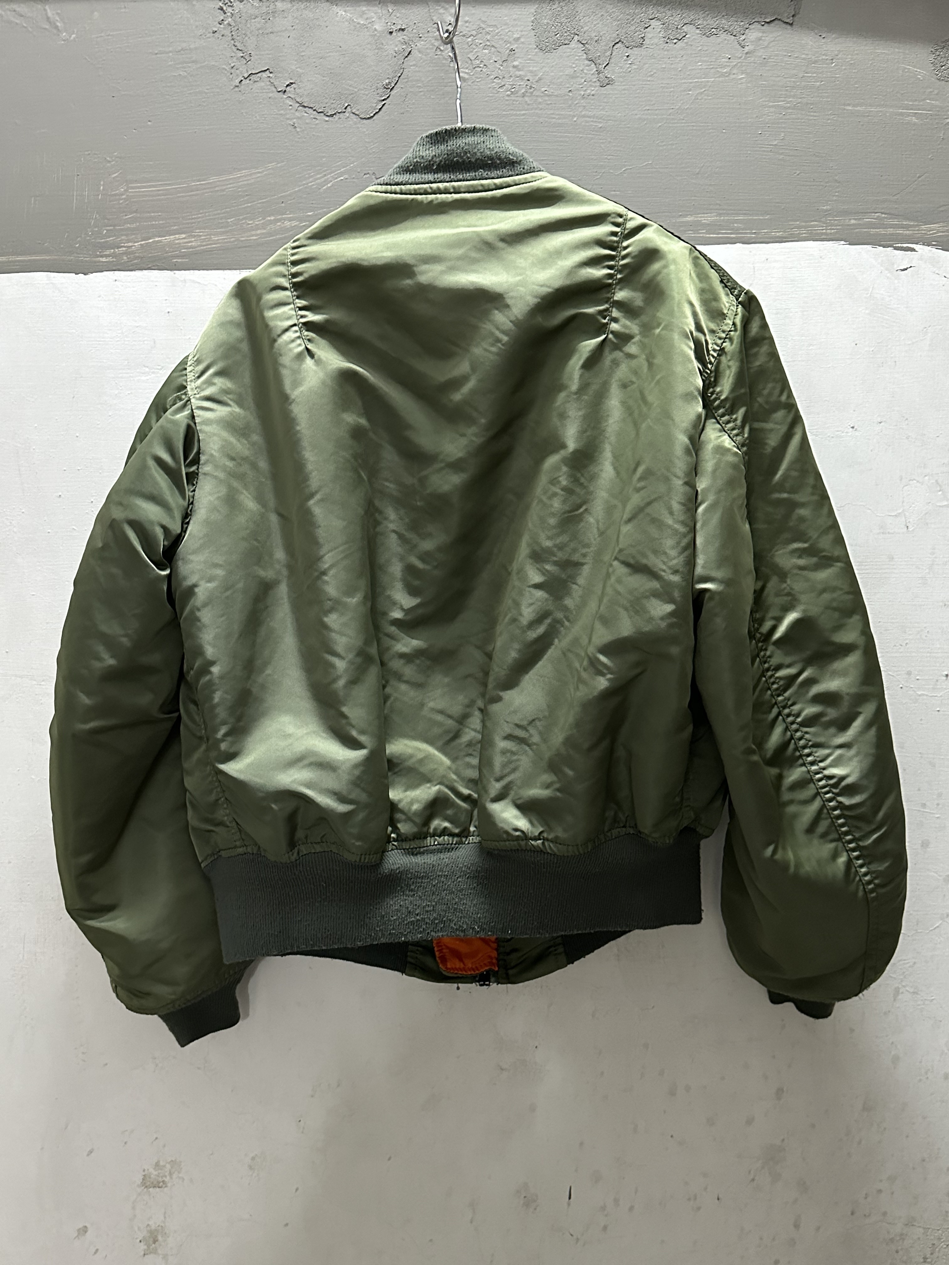 90s ALPHA MA-1 Flight Jacket Made in USA