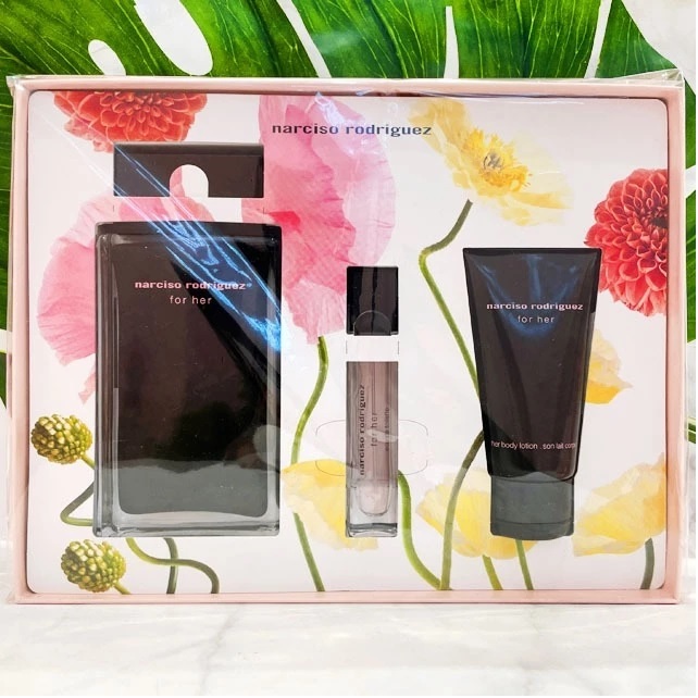 Narciso Rodriguez】 for Her 女性淡香精香水禮盒100+10ML+身體