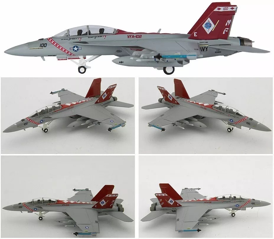 Hogan M-Series 1/200  美國海軍 F/A-18F 第102中隊 NF100 高視2008