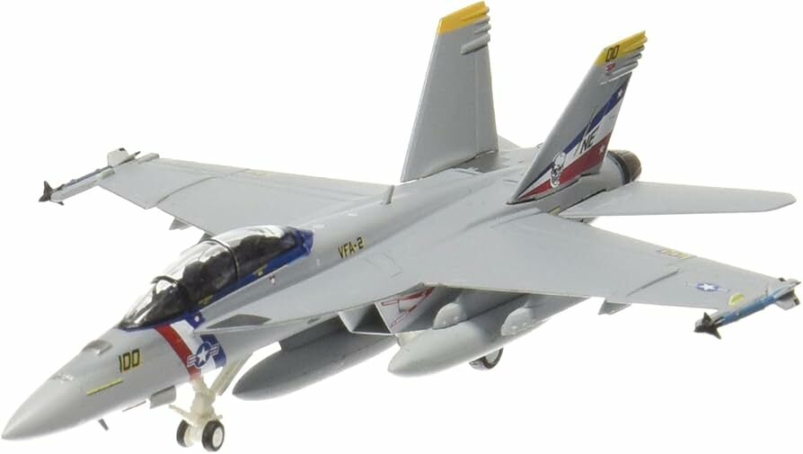Hogan M-Series 1/200 美國海軍  F/A-18F 第2中隊 NE100 高視 2007