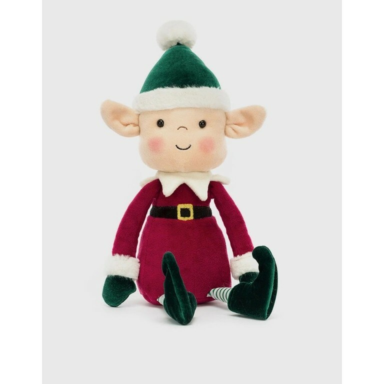 【樂森藥局】 英國 Jellycat Eldo Elf 小精靈23cm/公分、絨毛玩偶