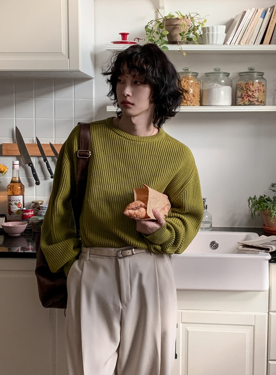 Hazzi 圓領針織衫