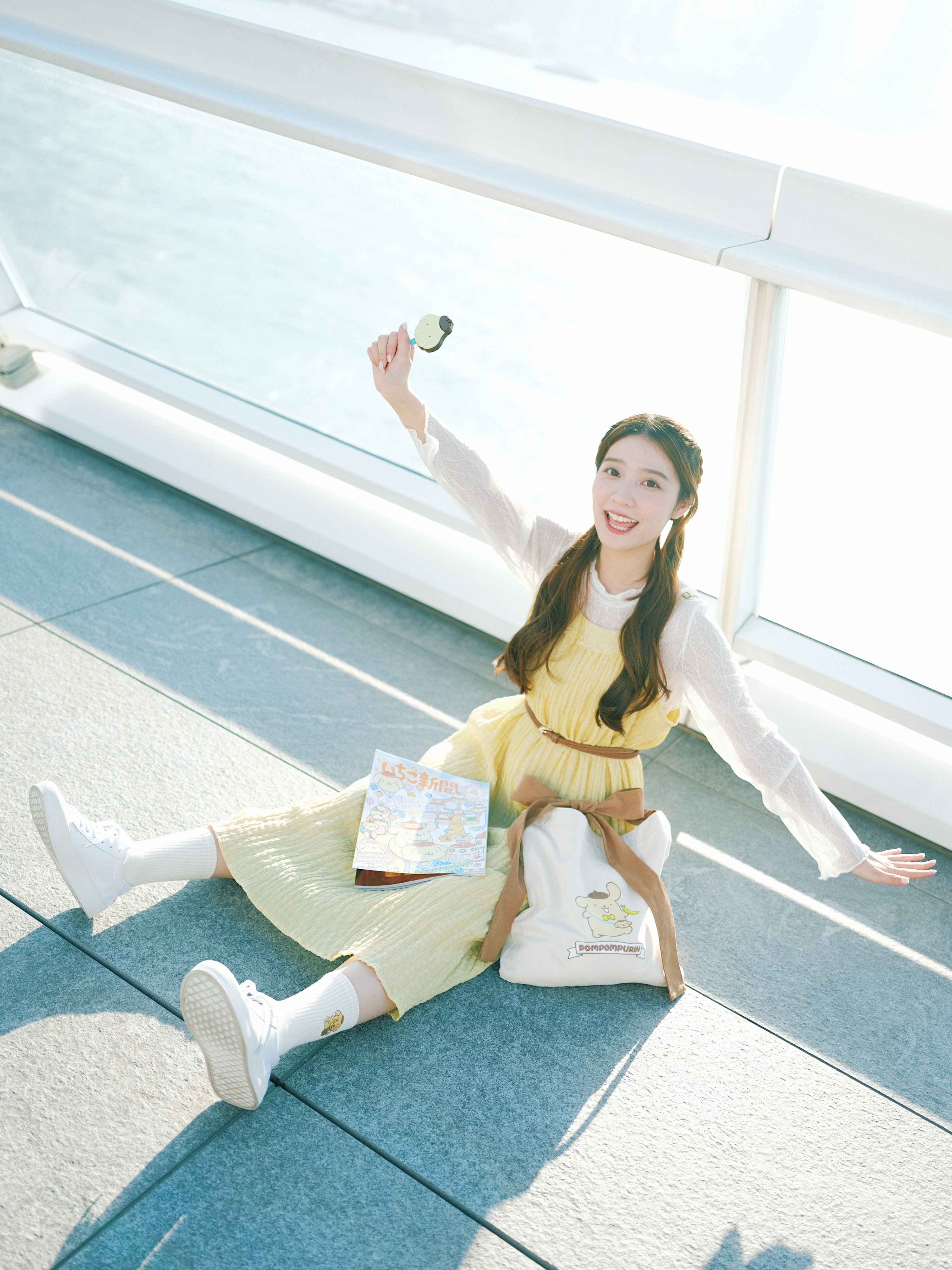 兩色 / 皺皺網紗荷葉邊連身裙/ Wrinkle Ruffle Dress