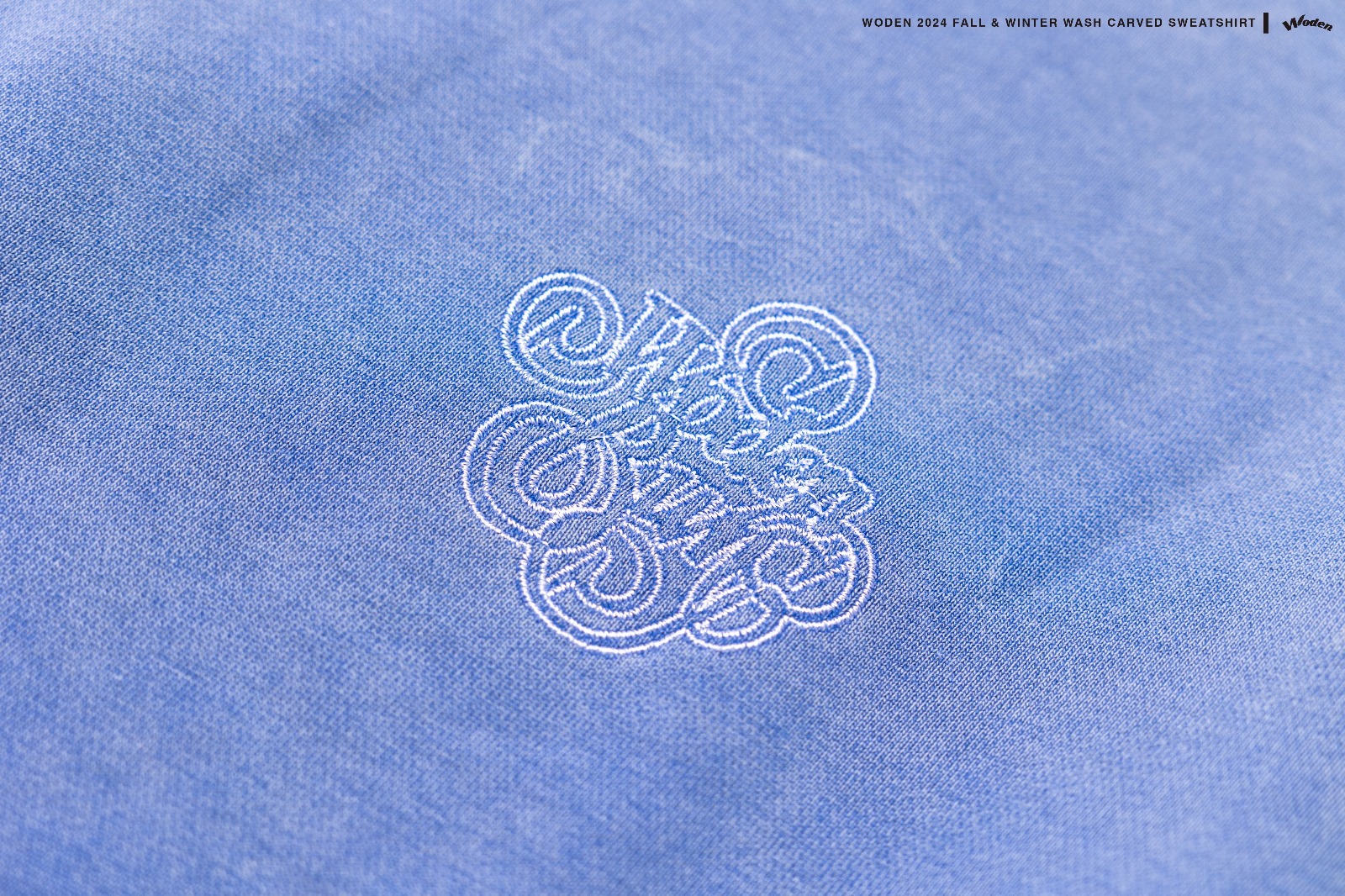 WODEN 027 Wash Carved Sweatshirt