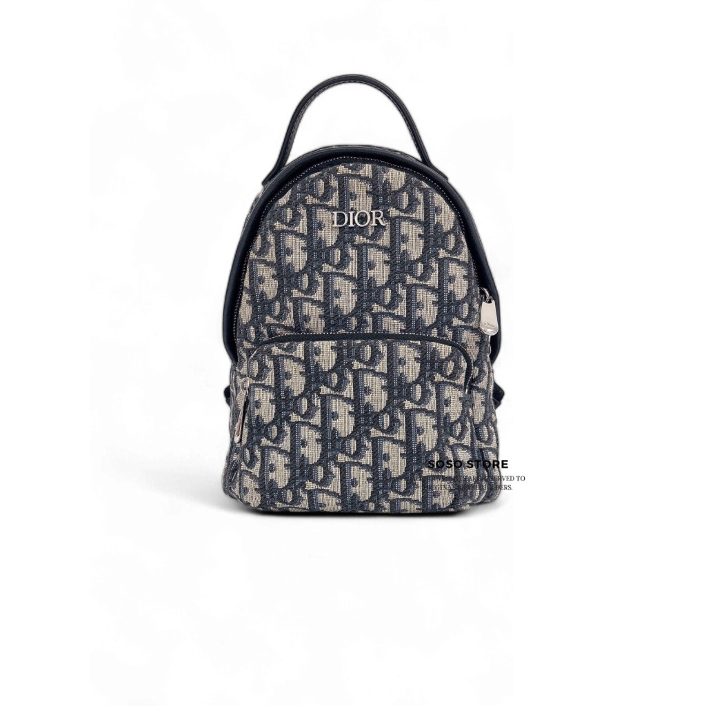 Dior Mini Rider Backpack - Blue / Shw