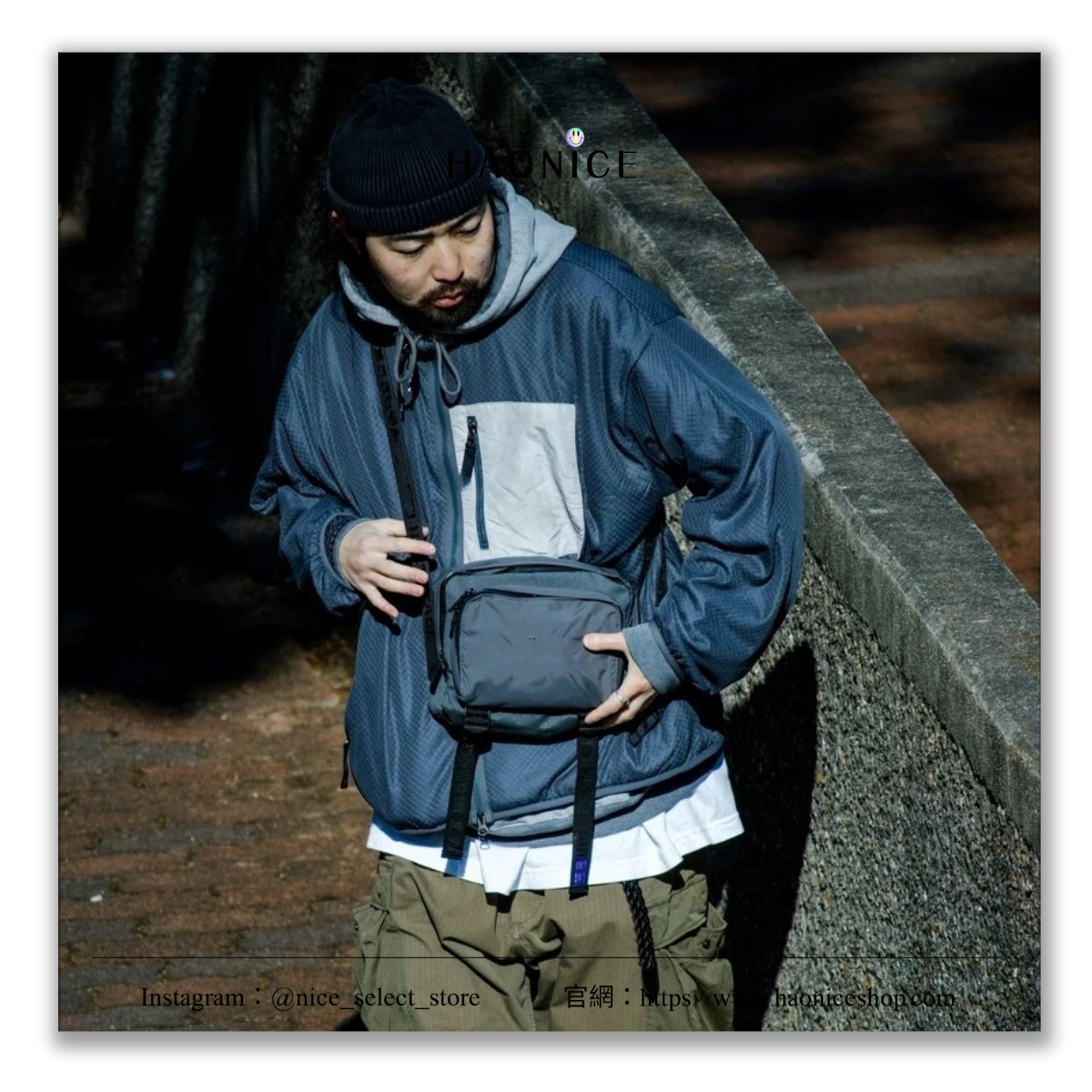 【NICE 歐美日韓代購】日本潮流 北臉紫標 24SS CORDURA Nylon 復古風防水單肩斜跨側背包