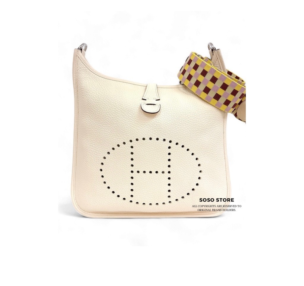 Hermes Clemence Evelyne III - White / Shw