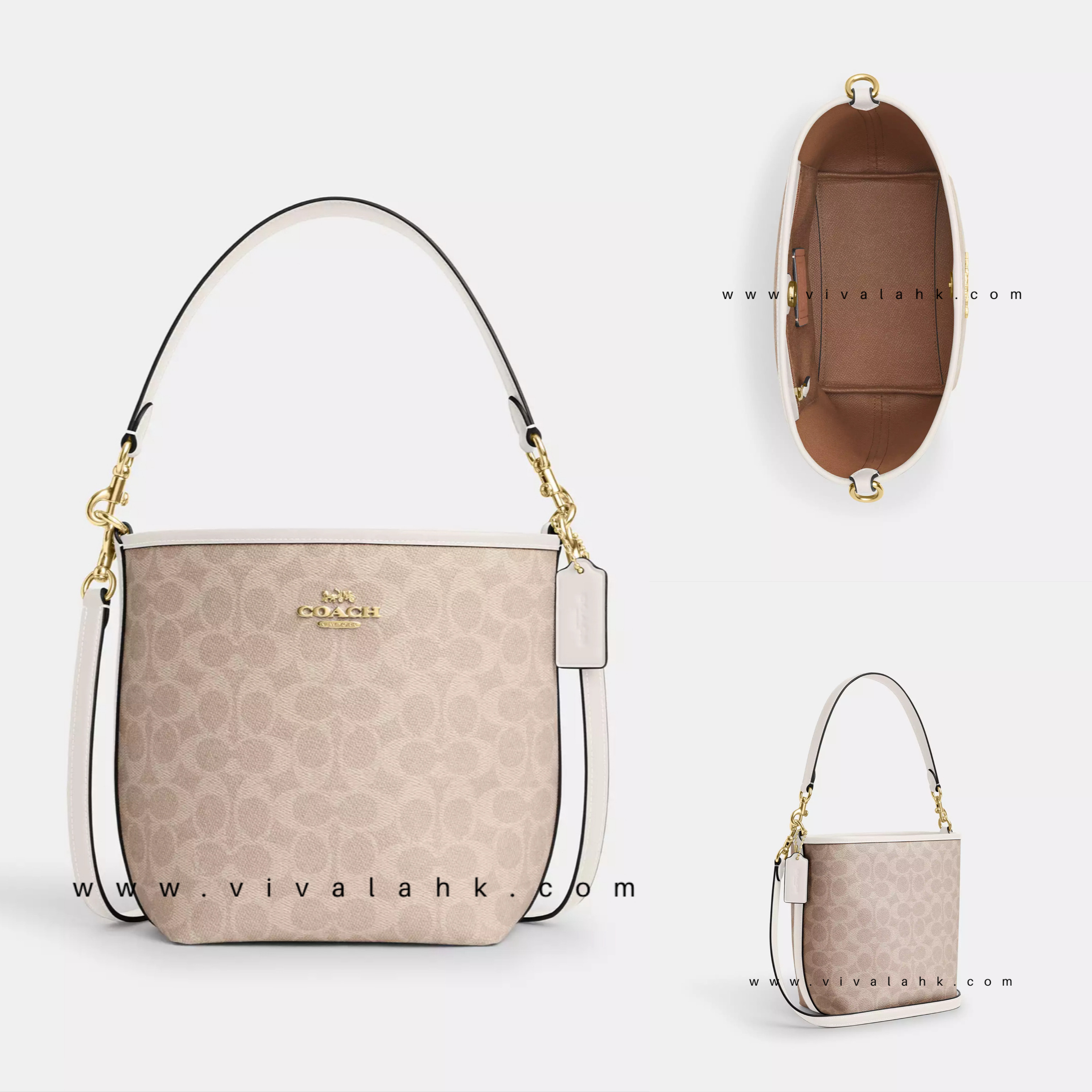 Coach - City Bucket Bag In Signature Canvas (CT800)