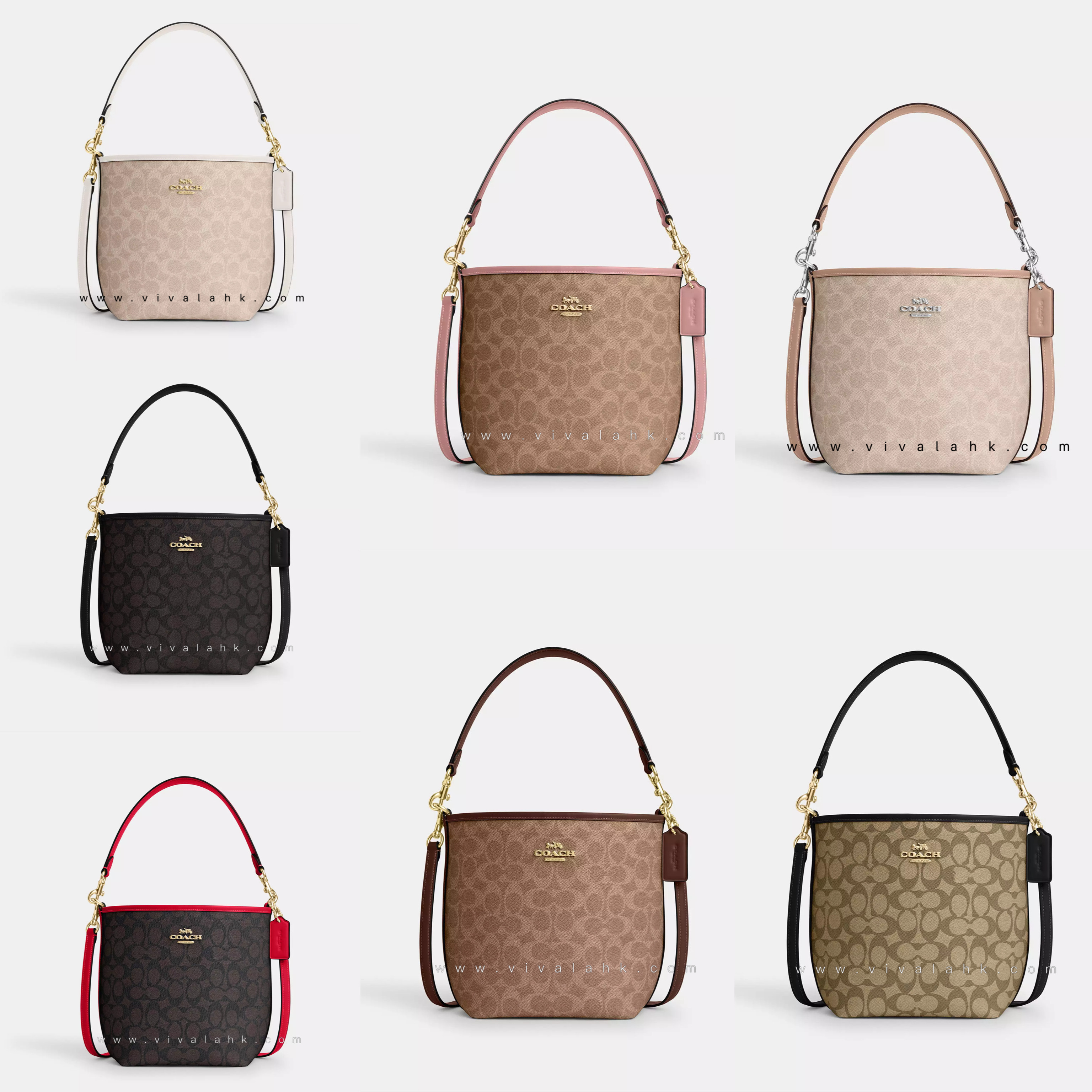 Coach - City Bucket Bag In Signature Canvas (CT800)