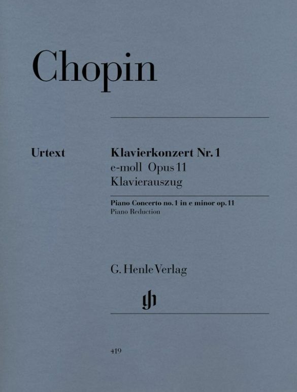 《Chopin: Piano Concerto no. 1 e minor op. 11》