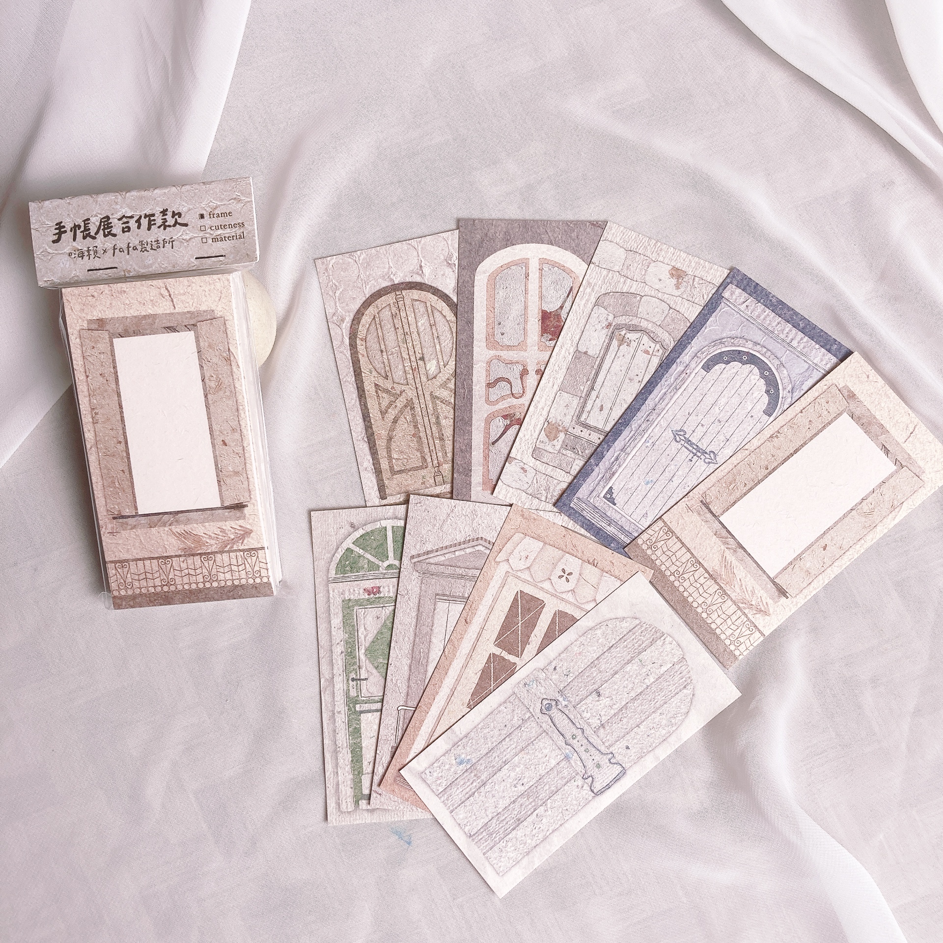 嗨賴 x Fafa製造所｜Frame 手抄紙感便箋 - 手帳展合作款