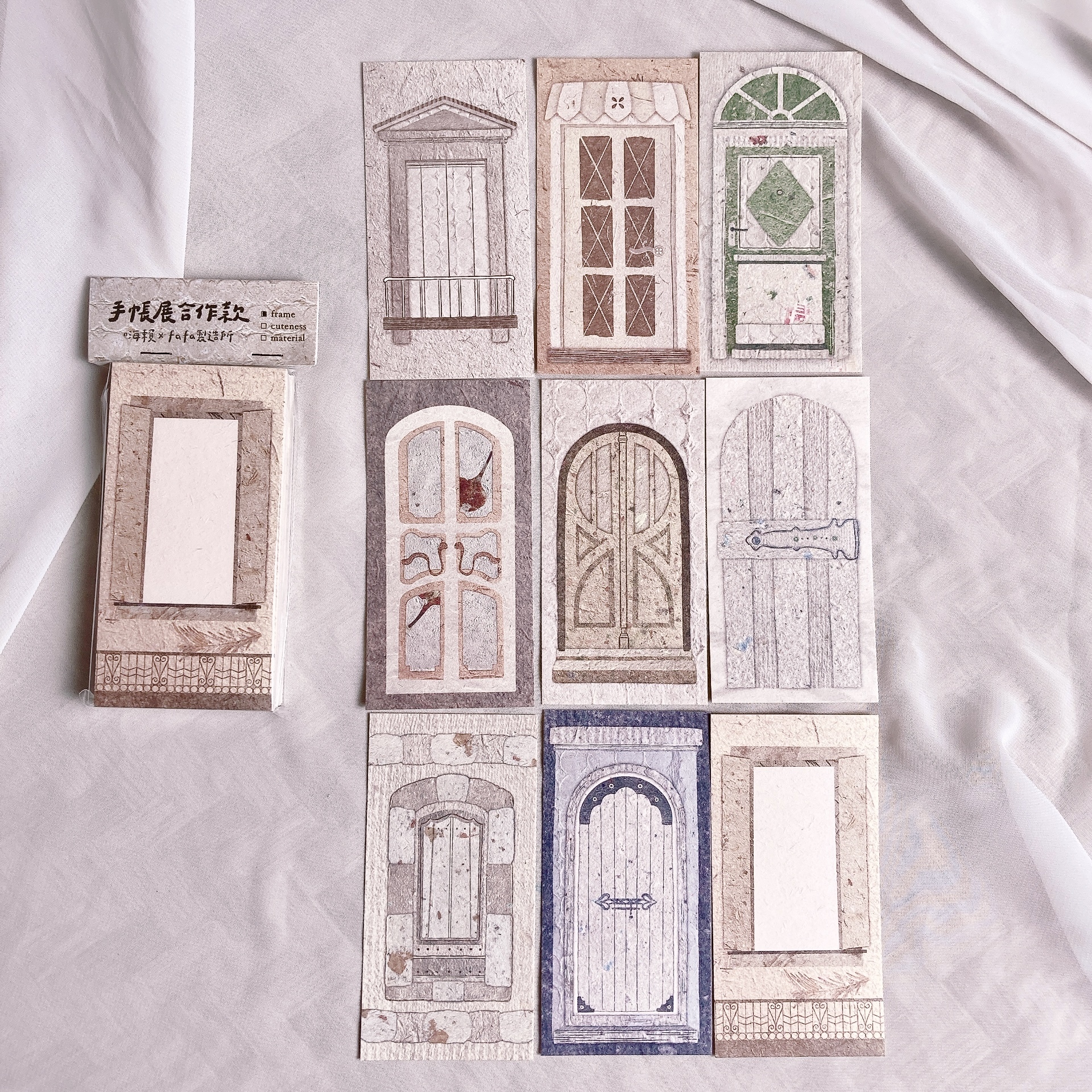 嗨賴 x Fafa製造所｜Frame 手抄紙感便箋 - 手帳展合作款