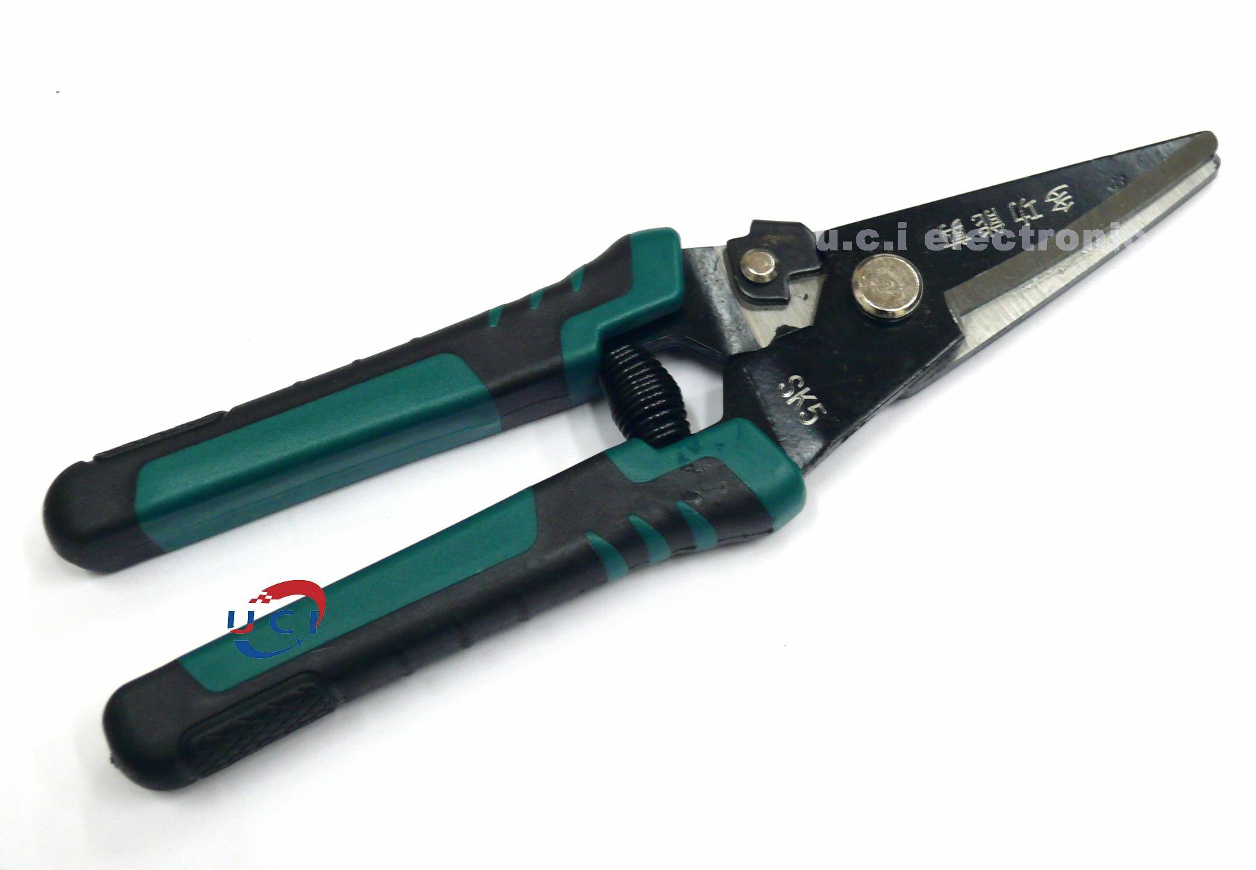 【UCI電子】(D-29) SK5龍骨剪刀 鐵皮剪 綵鋼不銹鋼剪 鋁合金剪 打包帶工業剪刀 工業級鐵皮剪8寸直頭