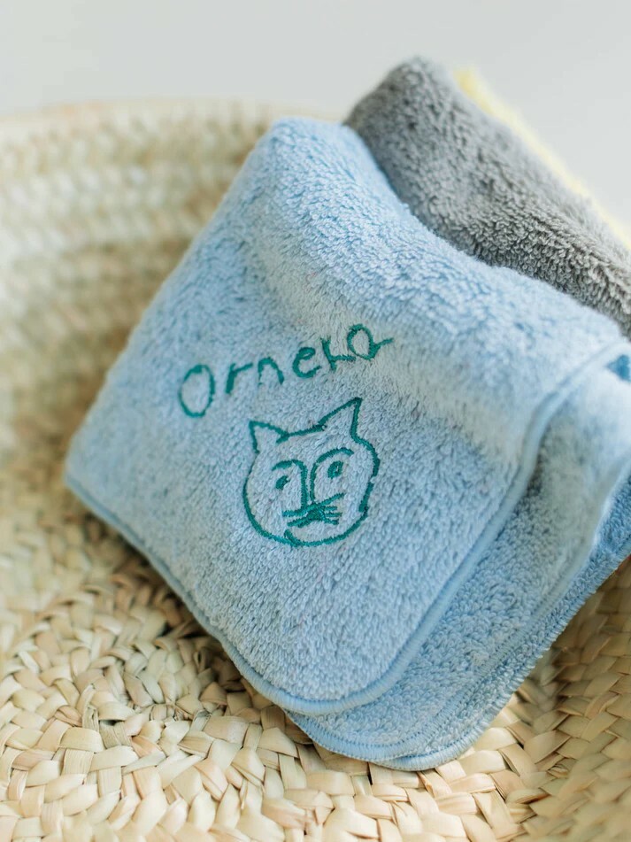 Orneko - 今治小方巾 / 藍