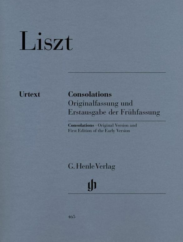 《Liszt: Consolations》(including first edition of the early version)