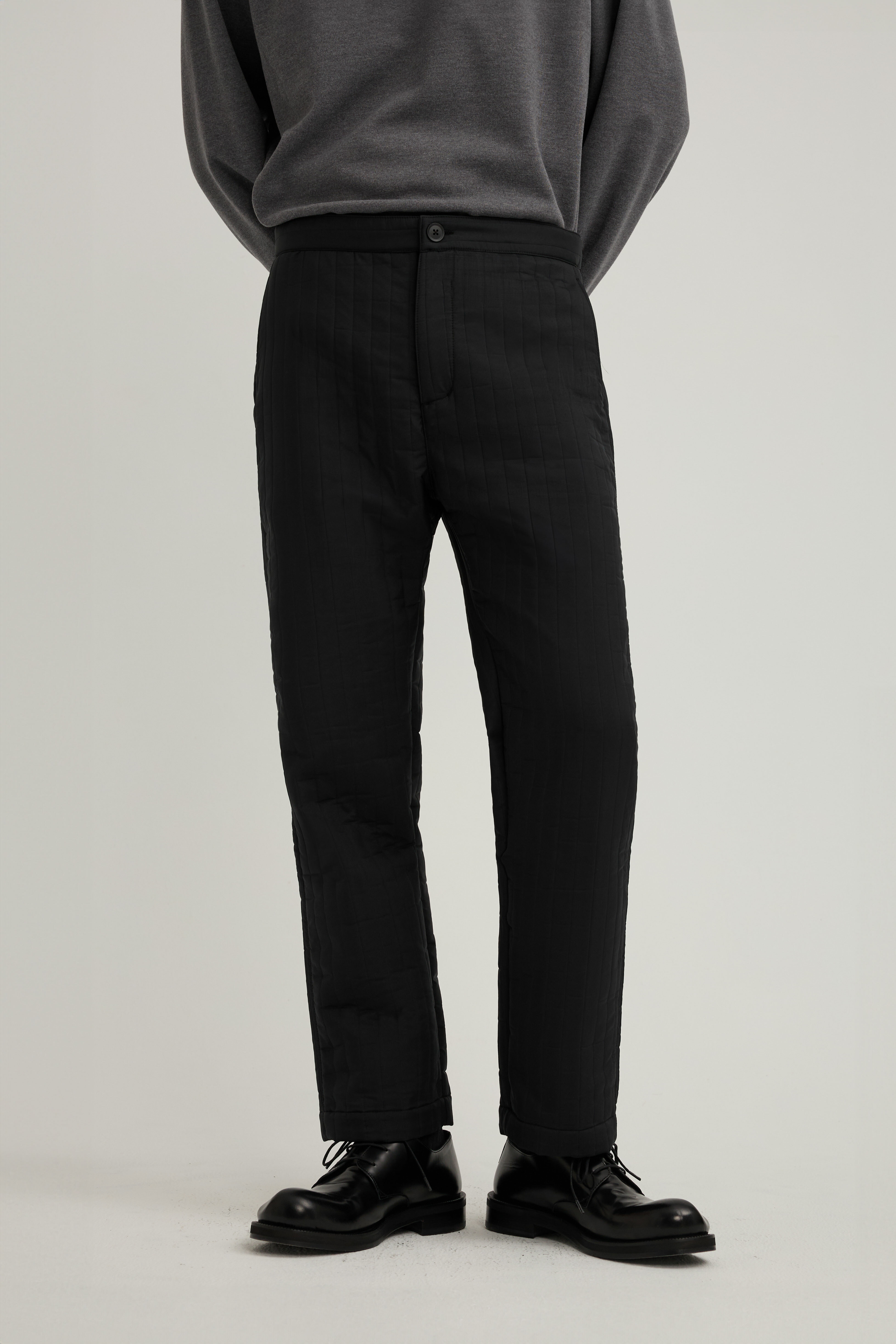 LINER 直筒長褲 男（黑）