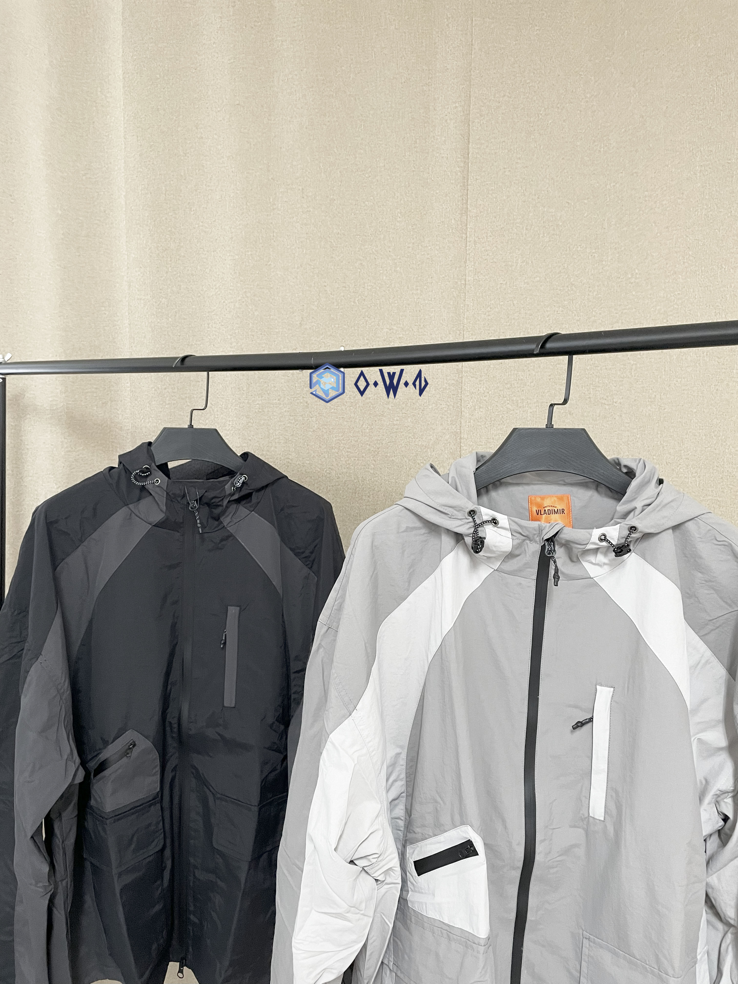 【OWN】Dimitri Black 防風 防水 連帽 風衣 外套 工裝 城市 機能 秋冬 不分男女 黑灰 灰