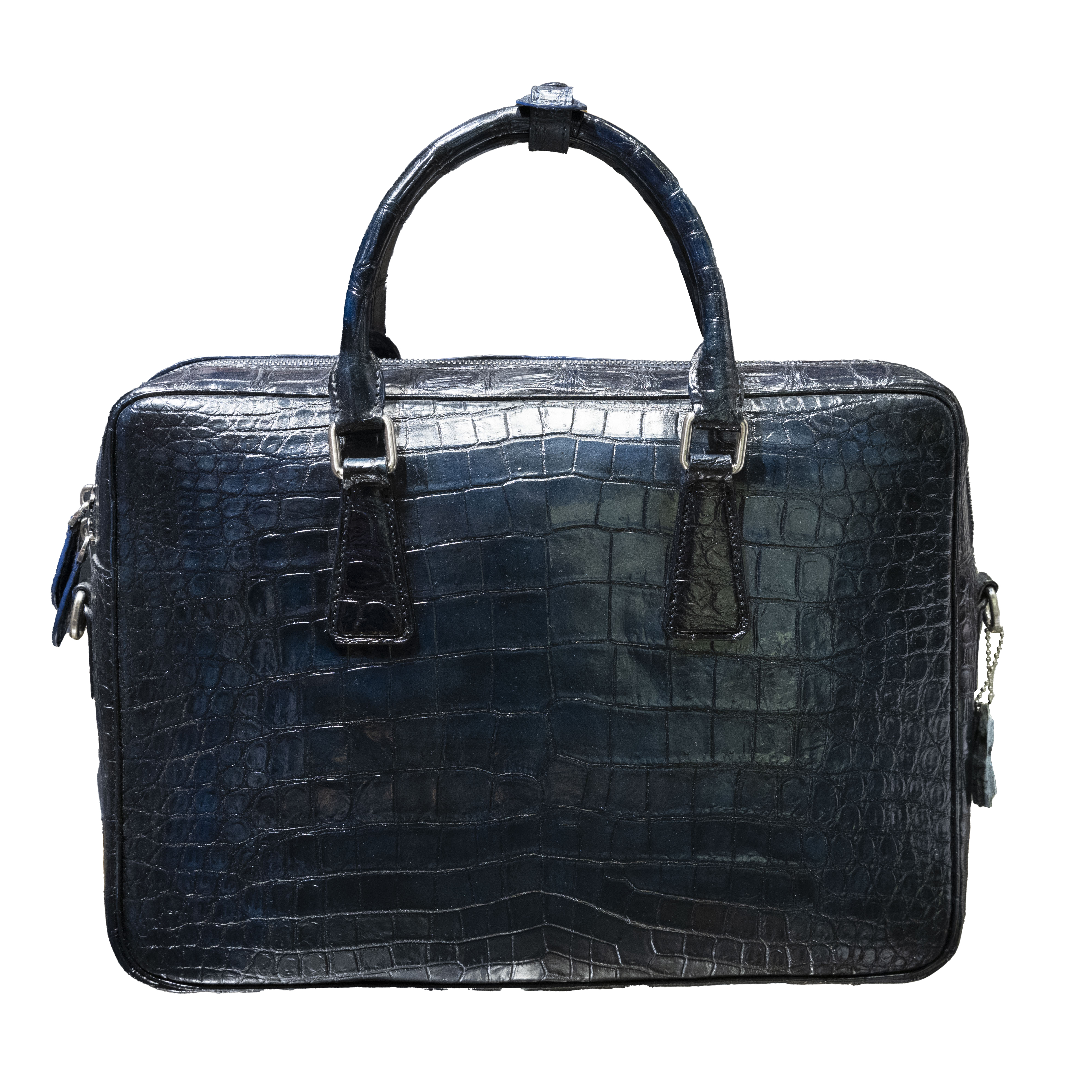 Andrea Brevi - Crocodile Leather Briefcase