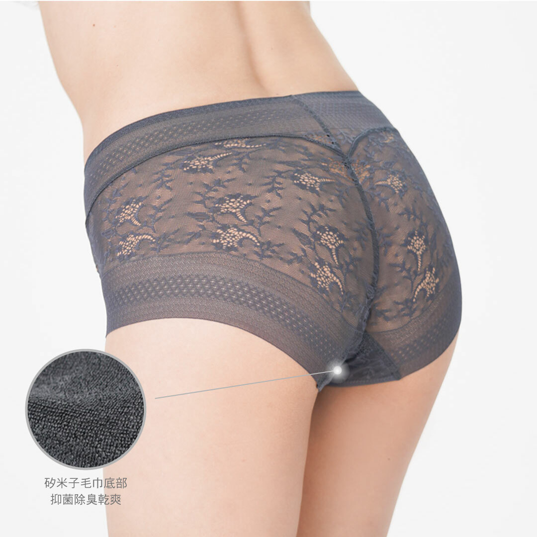 【STAR LACE】矽穀米子無痕抑菌蕾絲內褲(無痕內褲)1.0 (六件組)