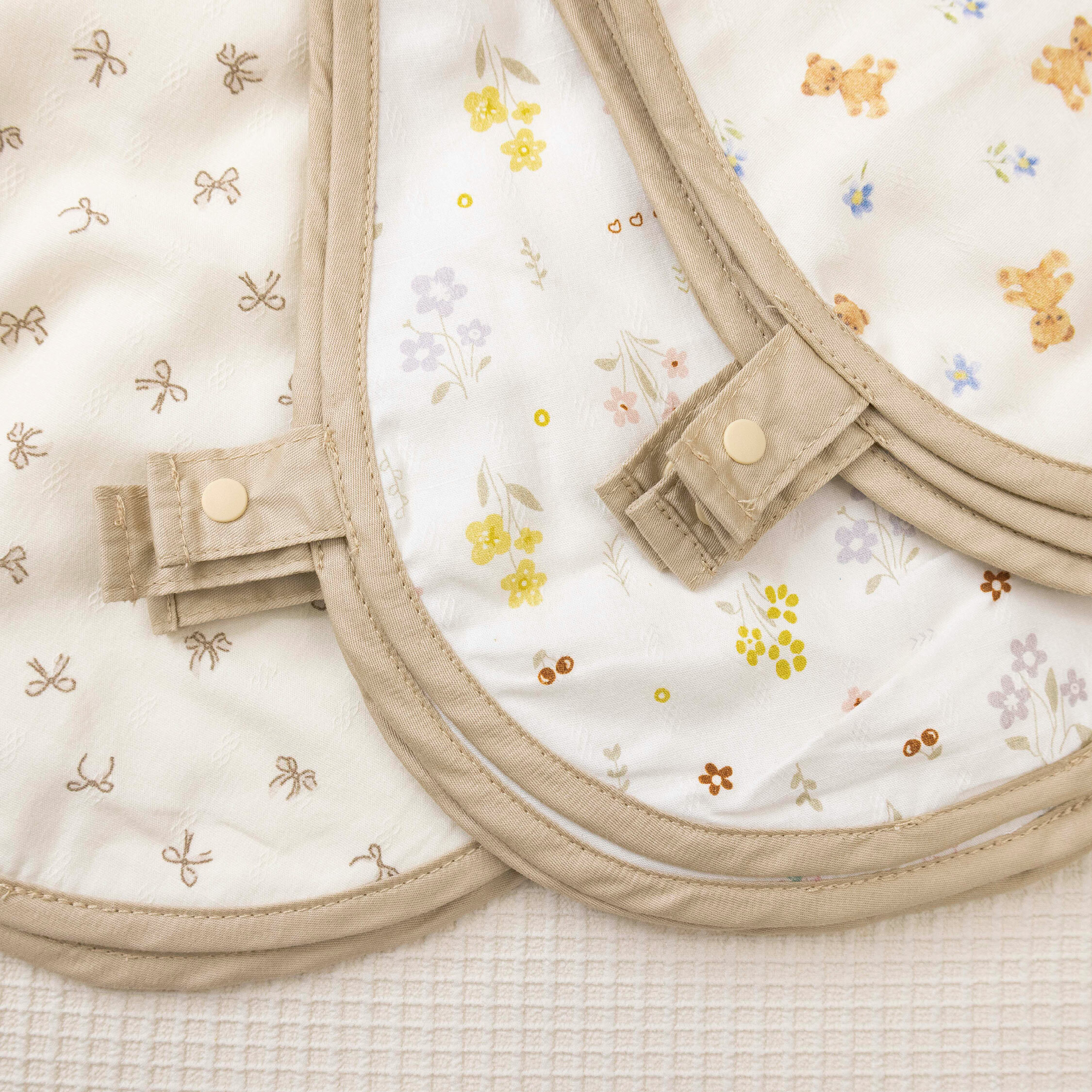 【JB0383】MIT文藝花漾純棉多用拍嗝巾(兩入一組)＊六款