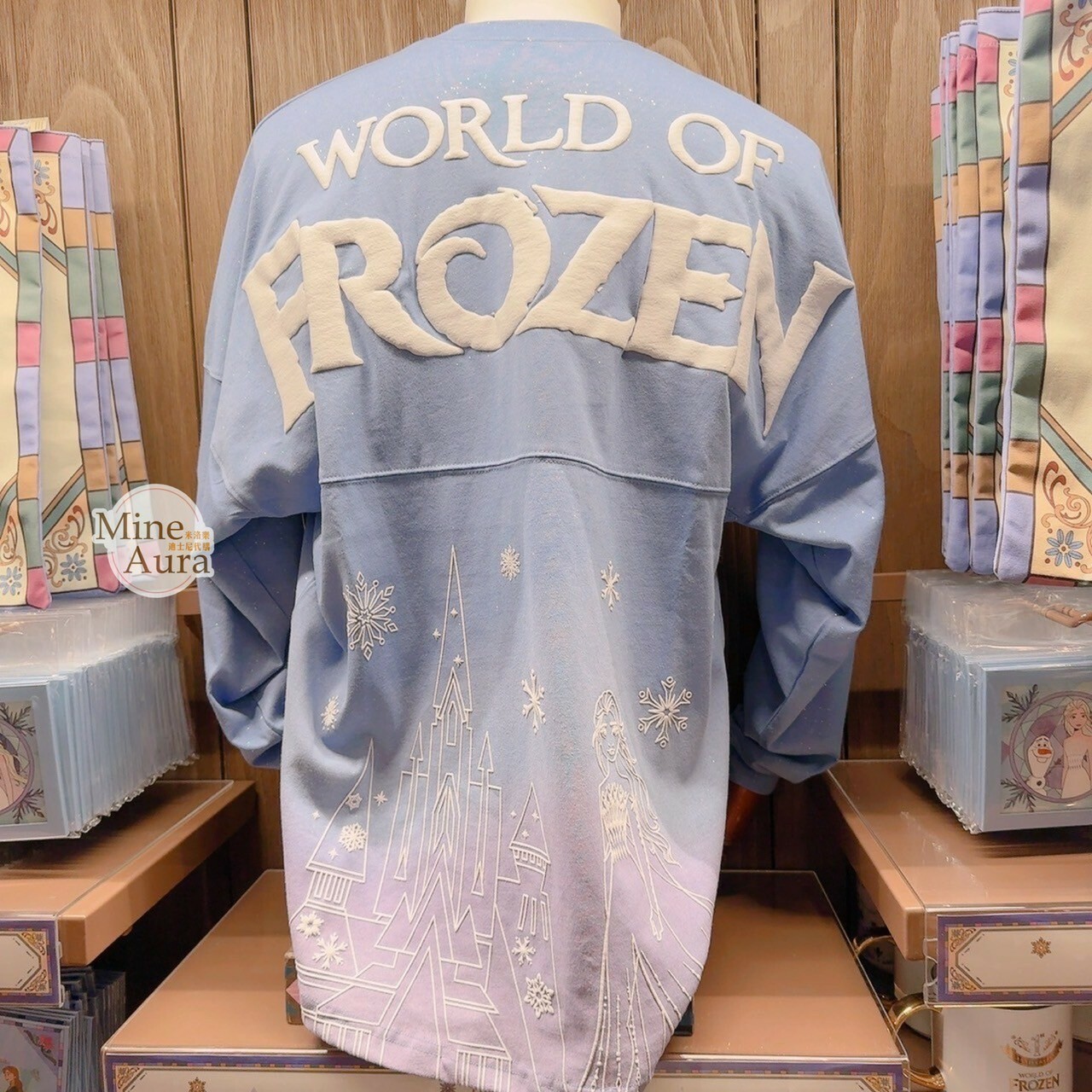 World of Frozen 限定 漸層 城堡圖騰 上衣 冰雪奇緣 Frozen -香港迪士尼樂園