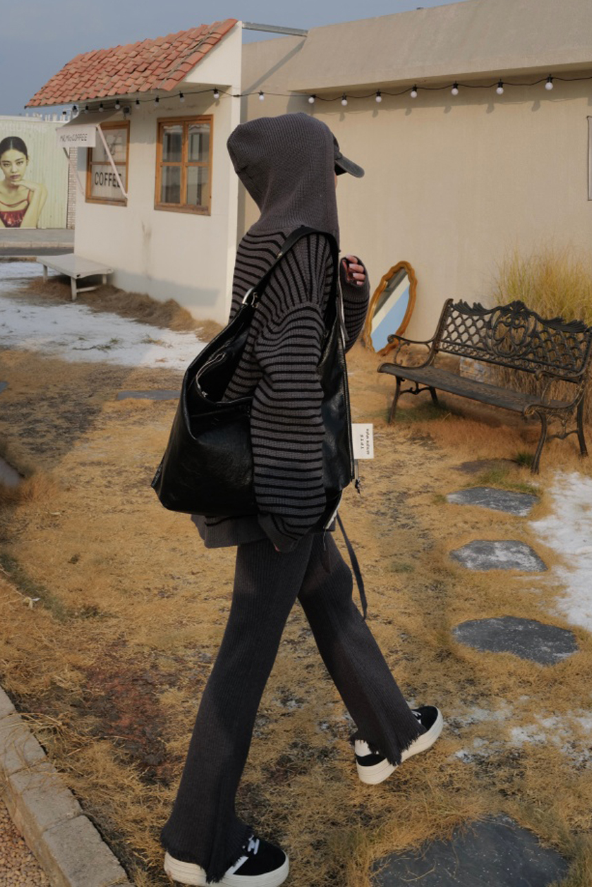 條紋針織男友外套*3色