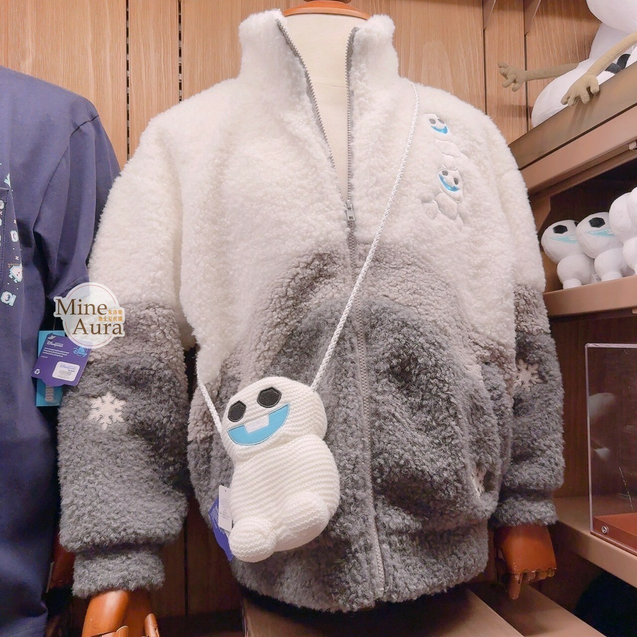 World of Frozen 限定 拼色 迷你小雪寶 圖案 外套 冰雪奇緣 Frozen -香港迪士尼樂園