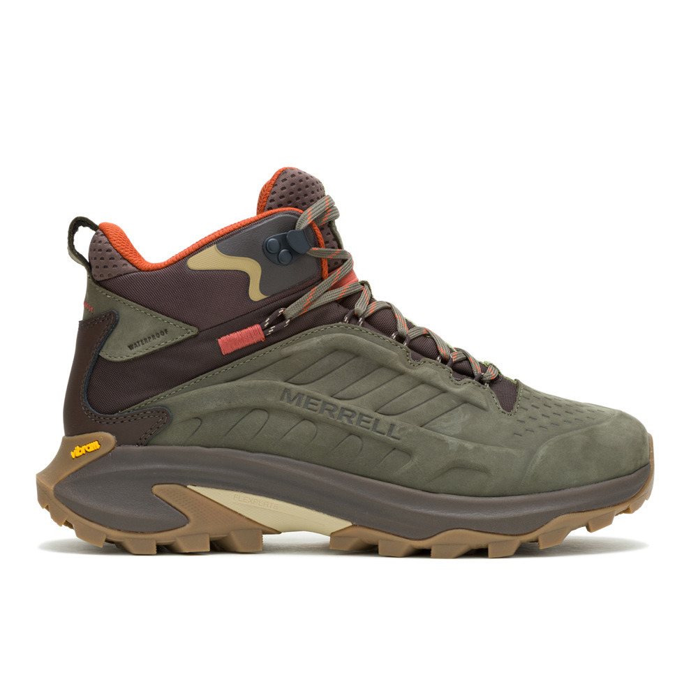 【MERRELL】MOAB SPEED 2 LTR MID WATERPEOOF 男 中筒登山鞋 橄欖綠 / ML037781