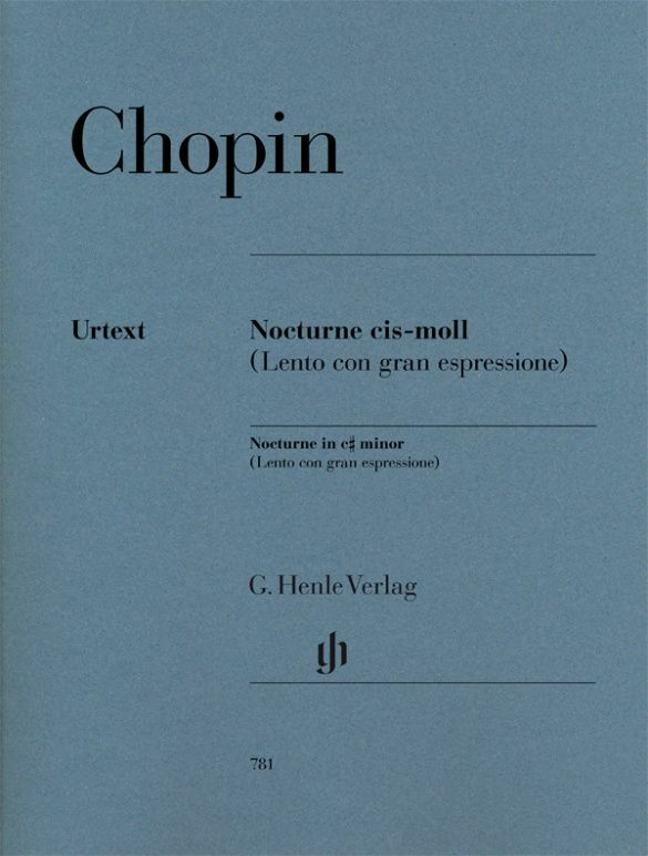 《Chopin: Nocturne c sharp minor (Lento con gran espressione)》