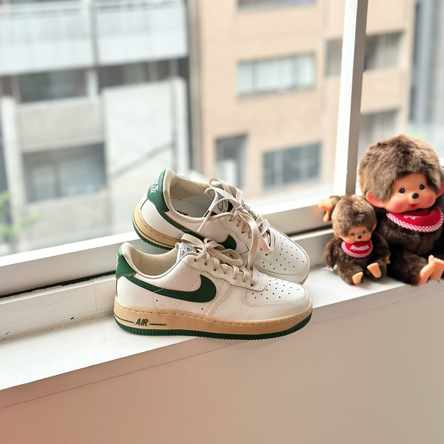 Nike Air Force 1 孔雀綠 復古綠 奶油底 作舊 白色 綠色 復古鞋 AF1 DZ4764-133