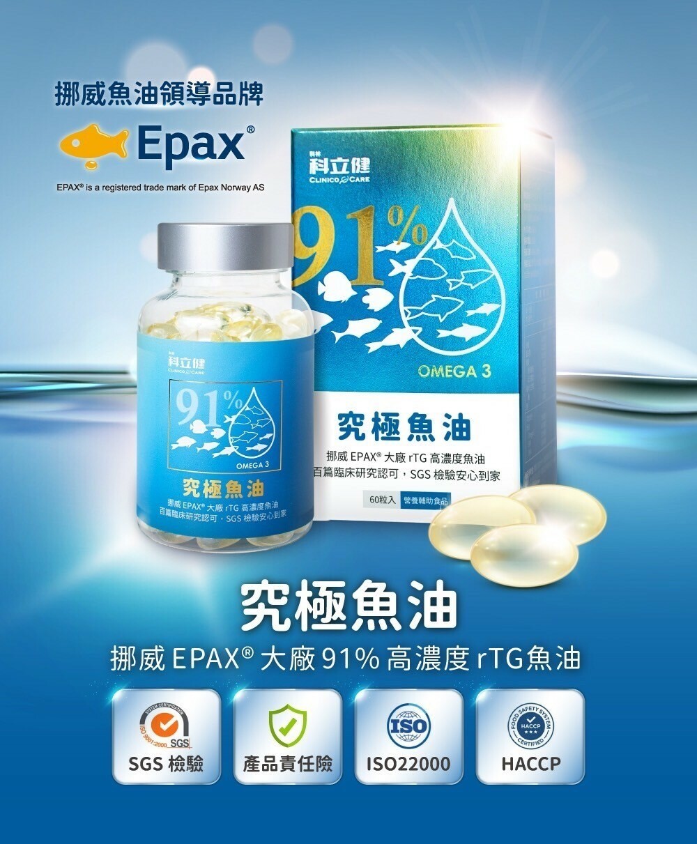 【科立健】究極魚油 60顆/盒