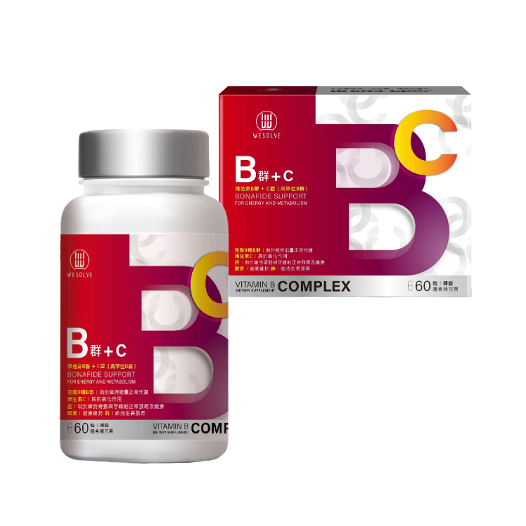 【唯妍】維他命B群+C(高單位B群) 60錠