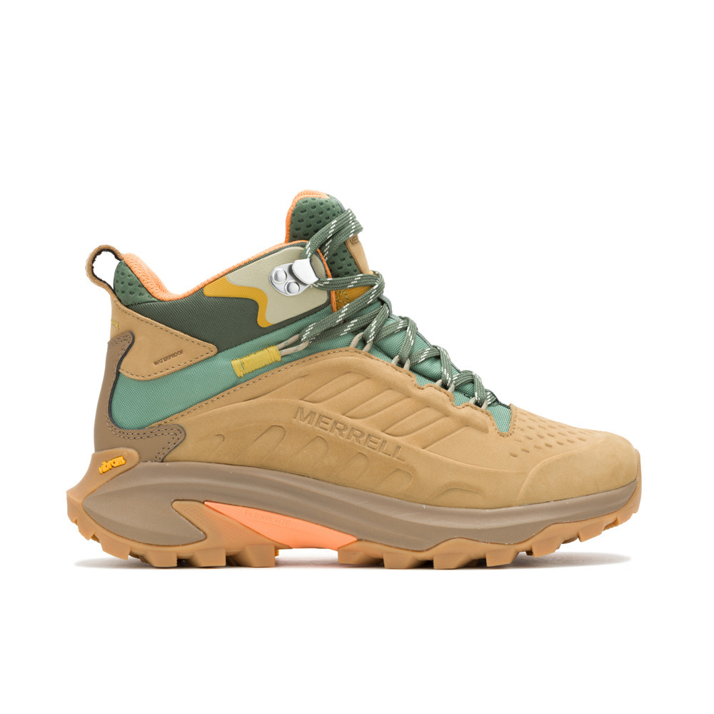 【MERRELL】MOAB SPEED 2 LTR MID WATERPEOOF 女 中筒登山鞋 土黃色  / ML038426