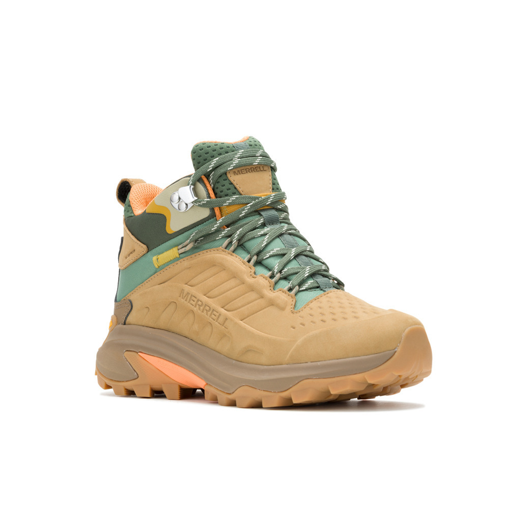 【MERRELL】MOAB SPEED 2 LTR MID WATERPEOOF 女 中筒登山鞋 土黃色  / ML038426