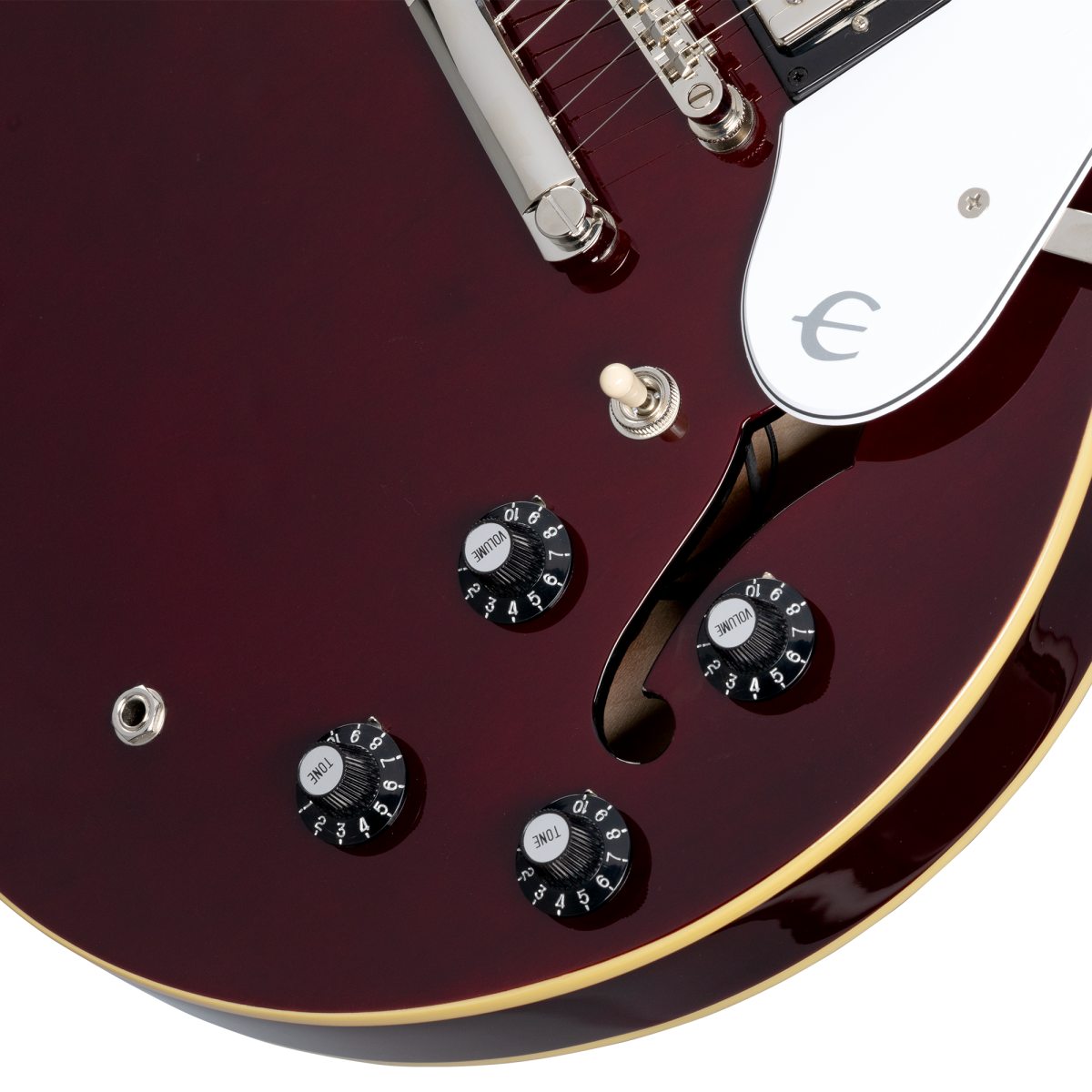 Epiphone Epiphone Noel Gallagher Riviera Dark Wine Red Oasis 綠洲樂團 Noel Gallager 簽名 電吉他 第 3 張圖片｜三峽吉他 / Bass