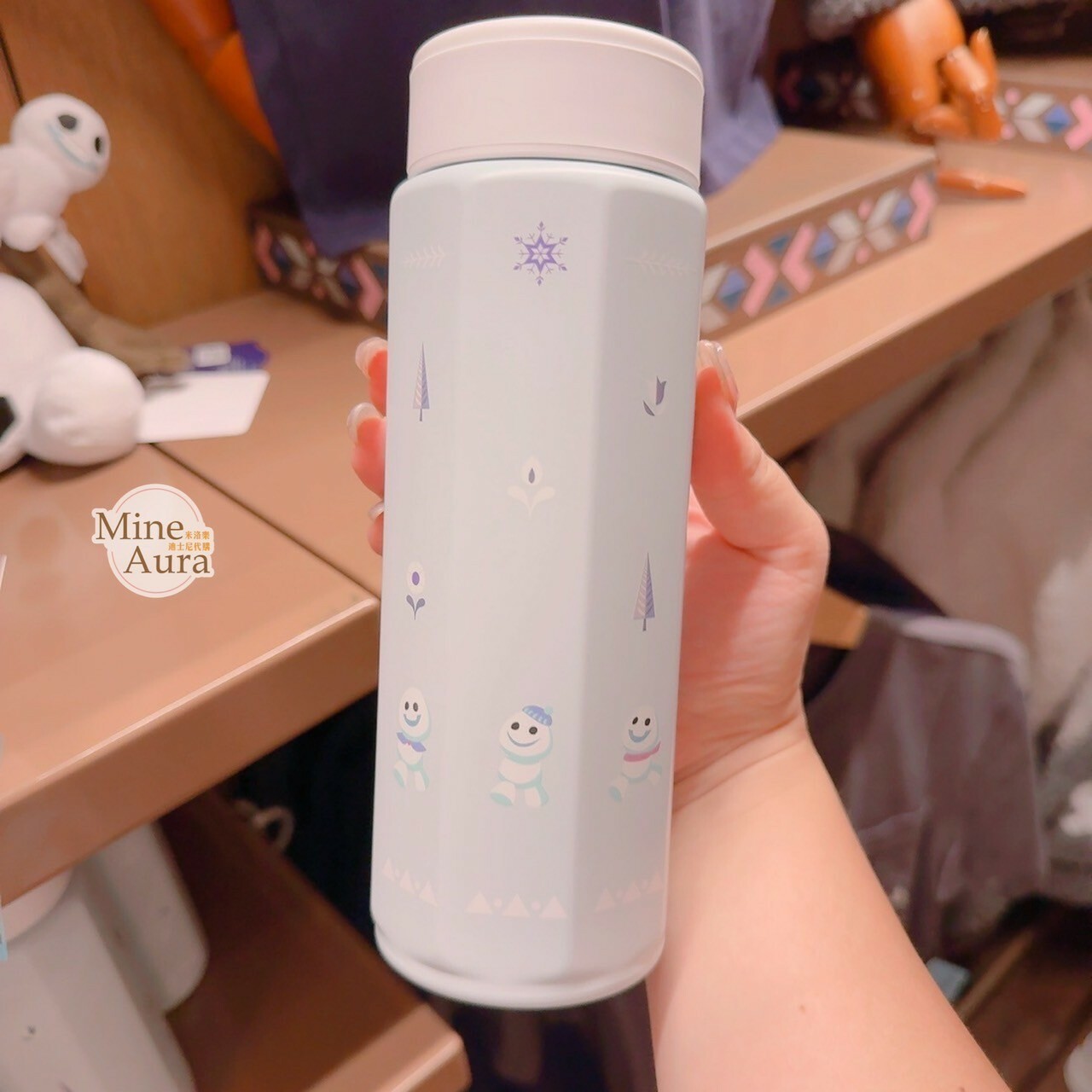 World of Frozen 限定 迷你小雪寶 圖案 水壺 冰雪奇緣 Frozen -香港迪士尼樂園
