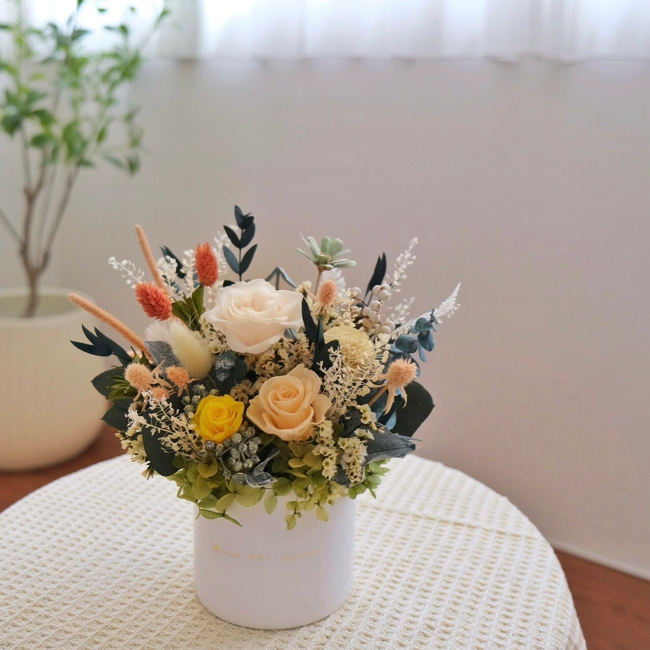 歐式花園永生盆花