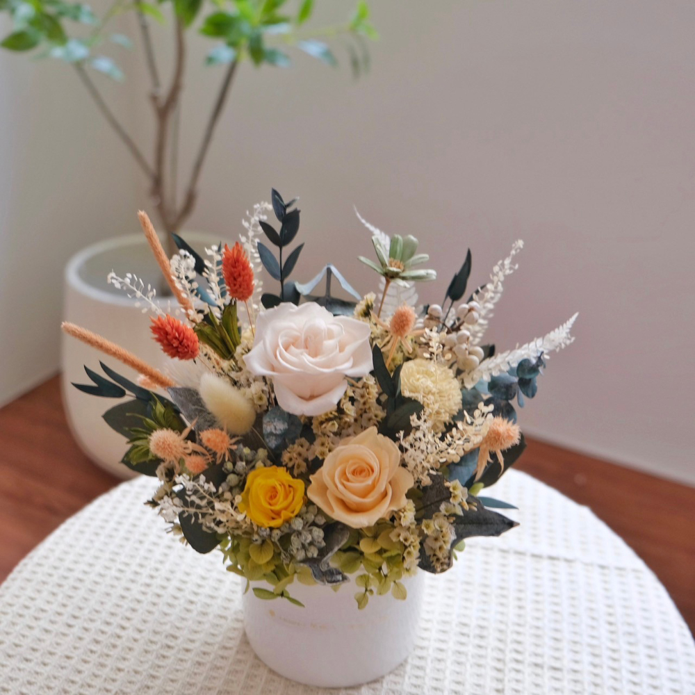 歐式花園永生盆花