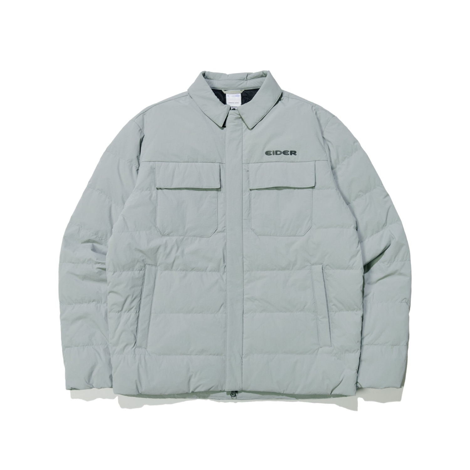 【EIDER】男襯衫式鵝絨外套 / 24EDMW24562-[迷霧灰、經典黑]　