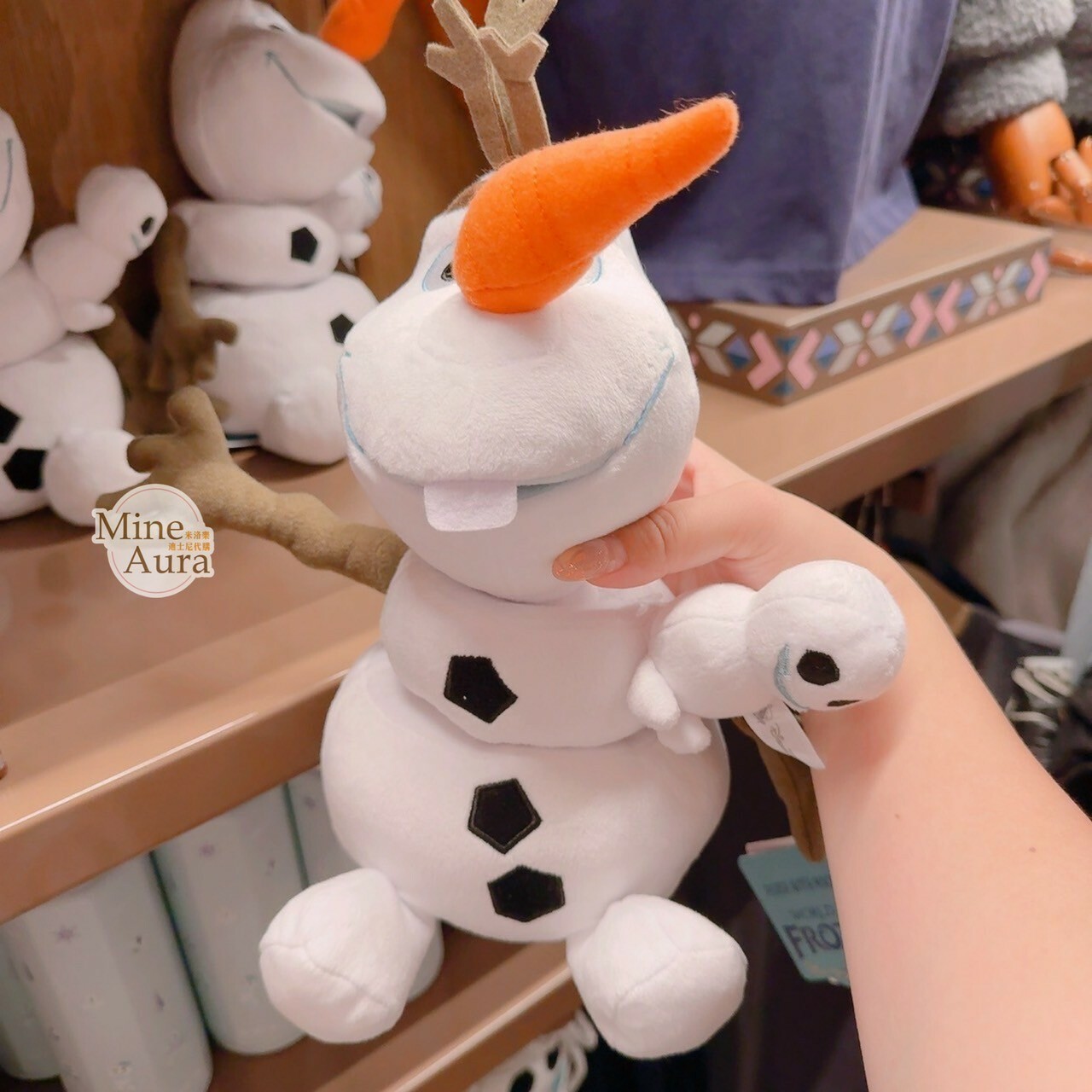 World of Frozen 限定 雪寶 Olaf 磁鐵設計 娃娃 玩偶 冰雪奇緣 Frozen -香港迪士尼樂園