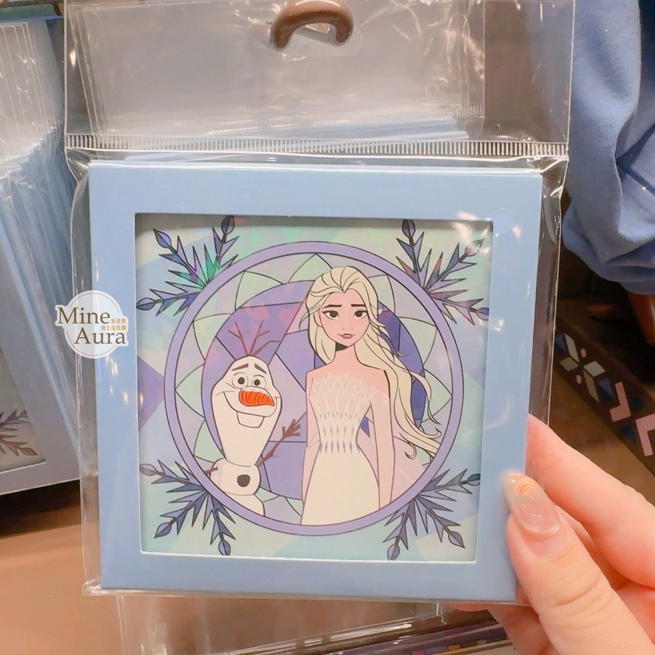 World of Frozen 限定 艾莎 Elsa 雪寶 Olaf 圖案 明信片 4入組 文具用品 冰雪奇緣 Frozen -香港迪士尼樂園