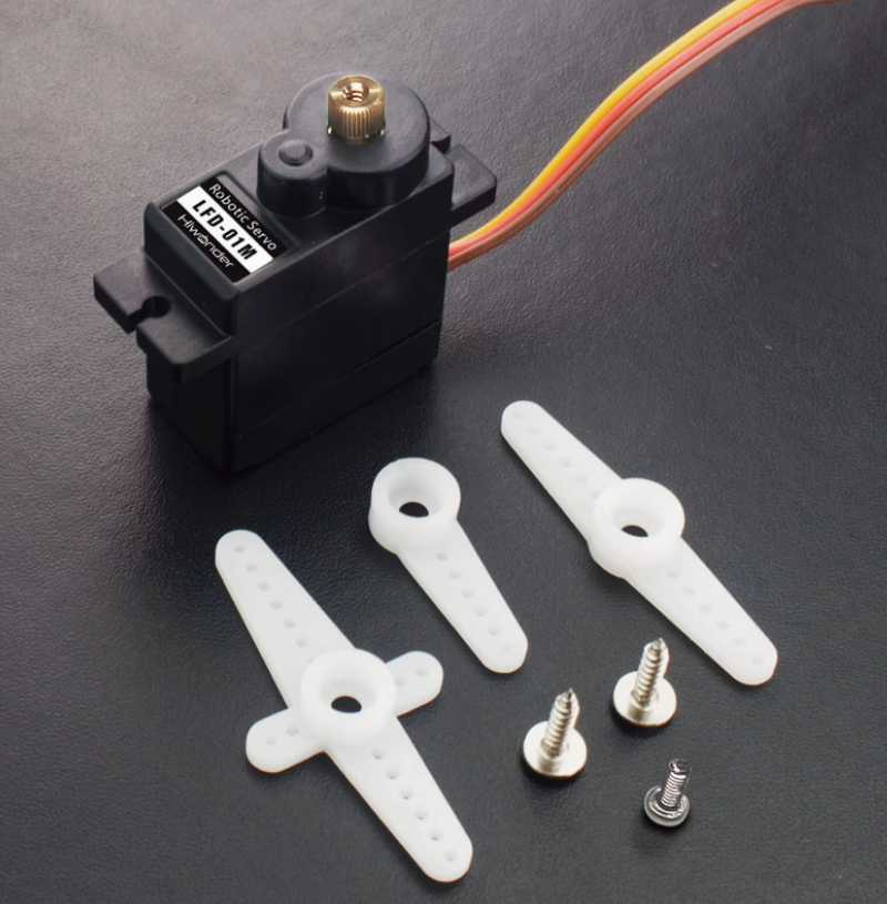 LFD-01M 9克微型伺服機 (金屬齒輪6V防堵轉)