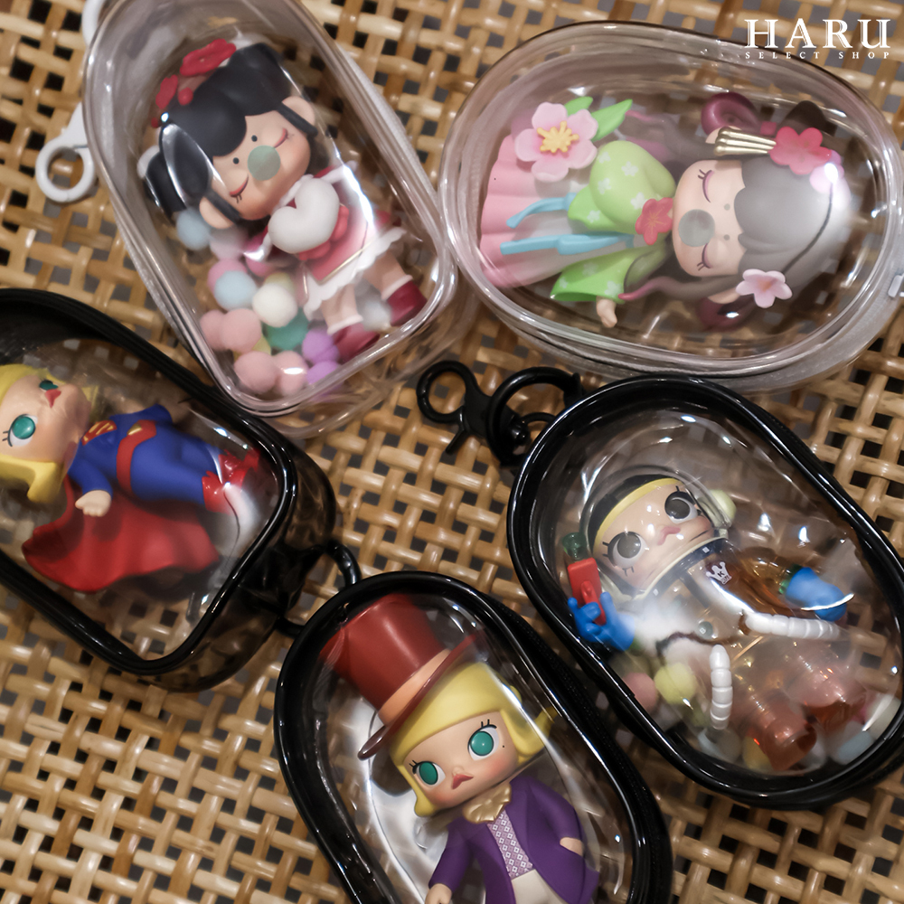 POP MART 泡泡瑪特 LABUBU THE MONSTER 遛娃神器 遛娃膠囊 外出展示 防塵透明掛包