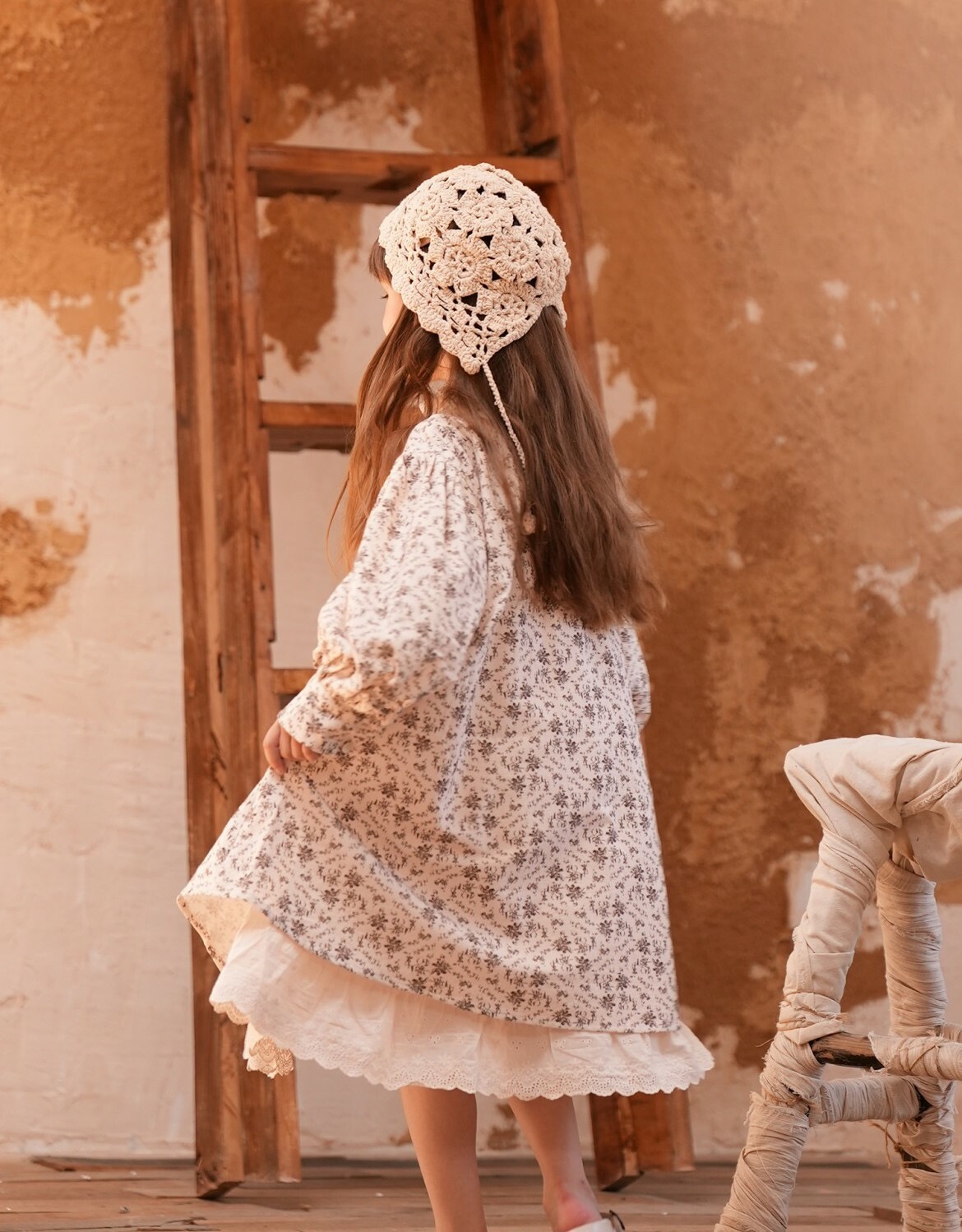 DODO Wardrobe - 米色長袖連身裙