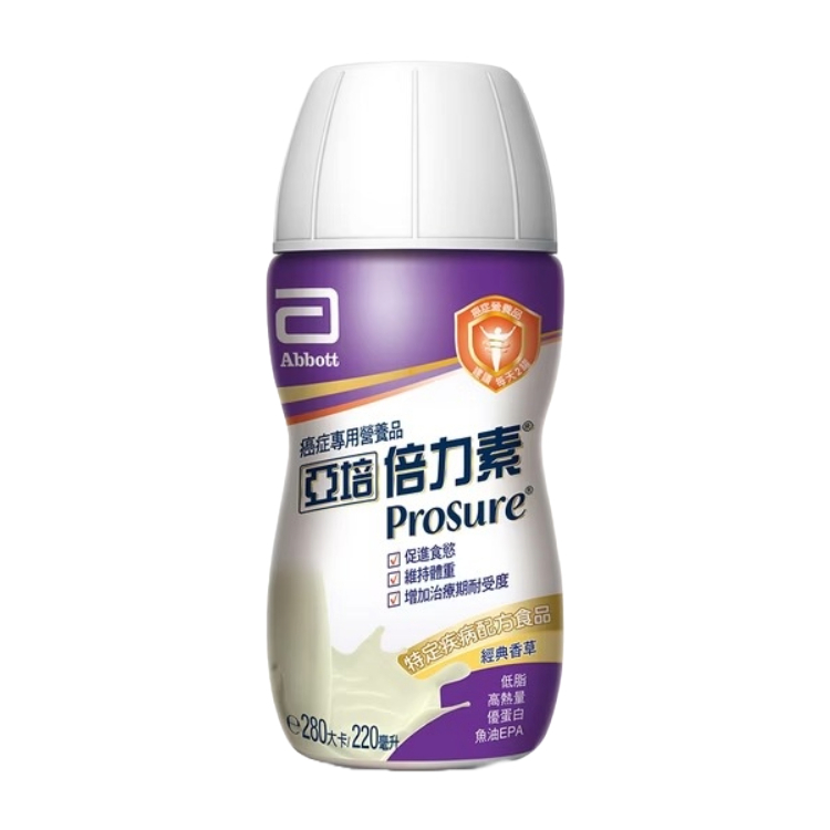 【亞培】倍力素癌症專用即飲配方-香草口味(220ml x24入)