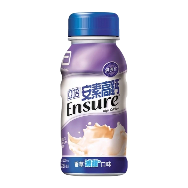 【亞培】安素高鈣鈣隨身瓶 -香草減甜口味(237MLx24入)